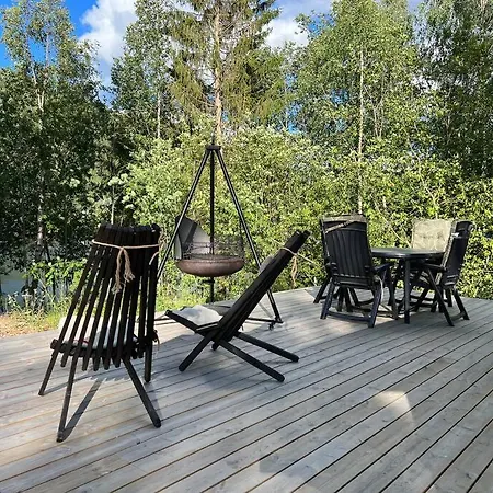 Koselig Hytte Med Uteplas Ved Hallingdalselva Al Exterior photo