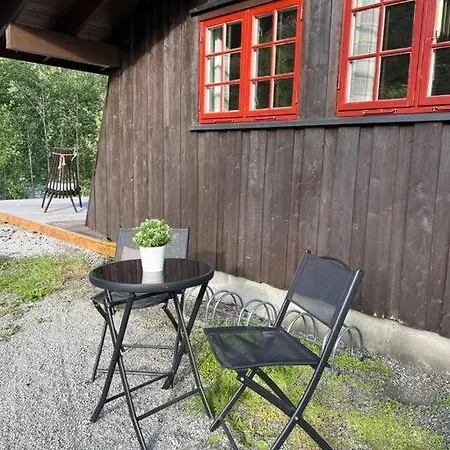 Koselig Hytte Med Uteplas Ved Hallingdalselva Al Exterior photo